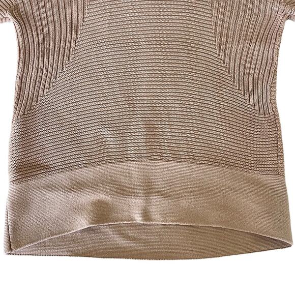 Vince Camuto Cowl Neck Oversized Knit Tunic Sweater Dusty Rose M - Picture 7 of 11